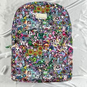 Tokidoki Flower Power Backpack Glitter Full Size Super Bloom Hippie Bag 2020
